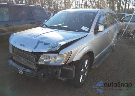 2013 Dodge Journey Crew из США, поврежденный, VIN 3C4PDCDG6DT598776